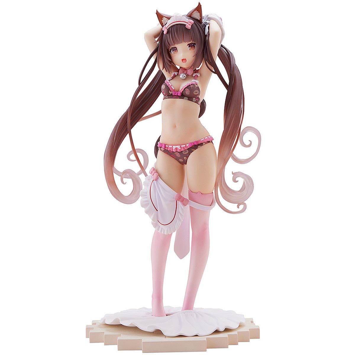 Nekopara character figure statue of Lovely Sweets Time Chocola front side