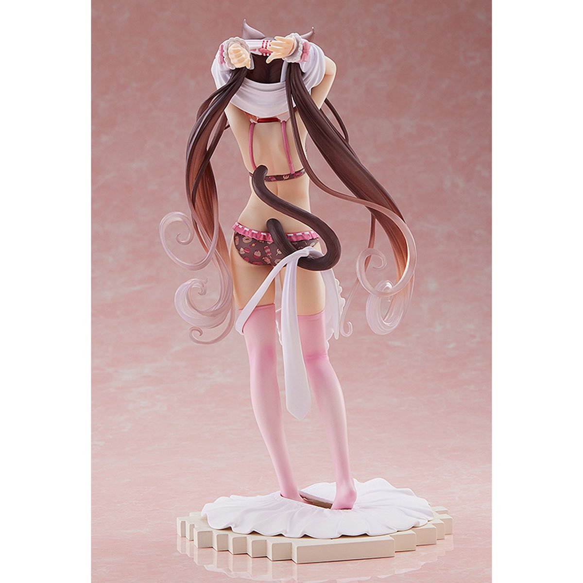 Nekopara character figure statue of Lovely Sweets Time Chocola back side
