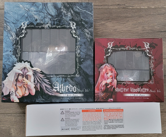 Tempting Devilish Overlord Season IV(4) Albedo and Shallter Bride Floor Guardians 1/7 Scale Statue Set from Kadokawa