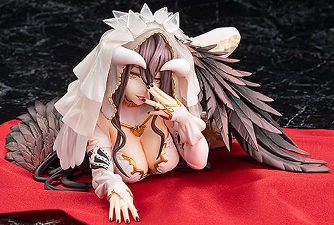 Tempting Devilish Overlord Season IV(4) Albedo and Shallter Bride Floor Guardians 1/7 Scale Statue Set from Kadokawa